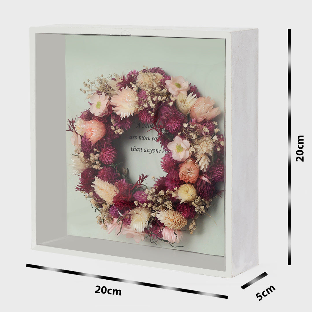 Mother's Day Floral Wreath With Frame