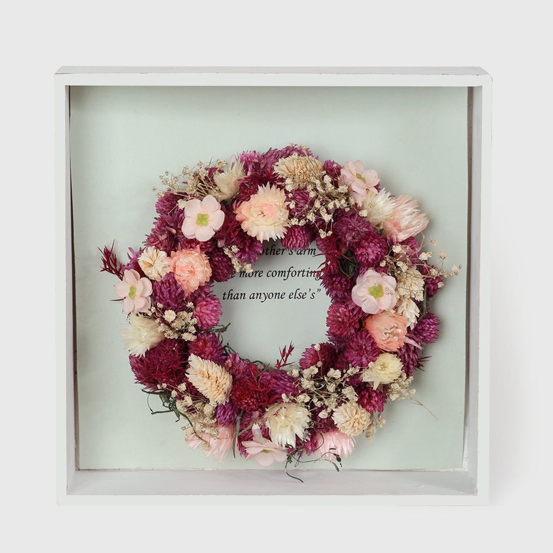 Mother's Day Floral Wreath With Frame