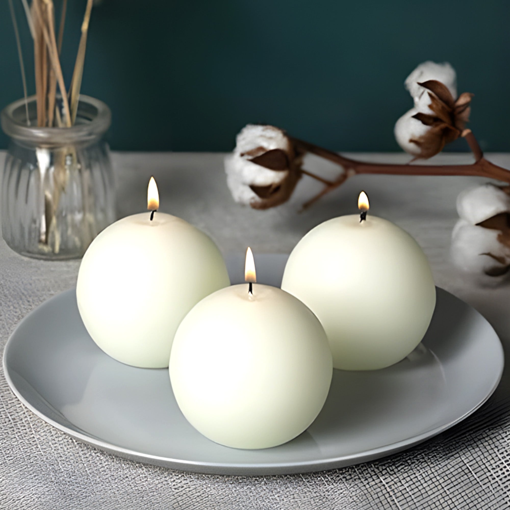 Ball Candles - Pack of 6