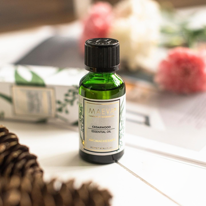 Cedarwood Essential Oil | Aroma Diffuser Oil for Relaxation & Stress Relief