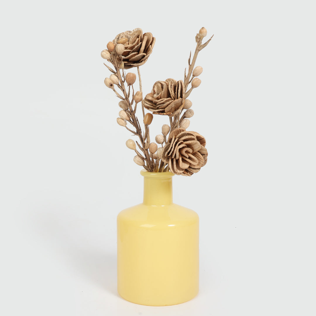 Glass Flower Vase- Warmth