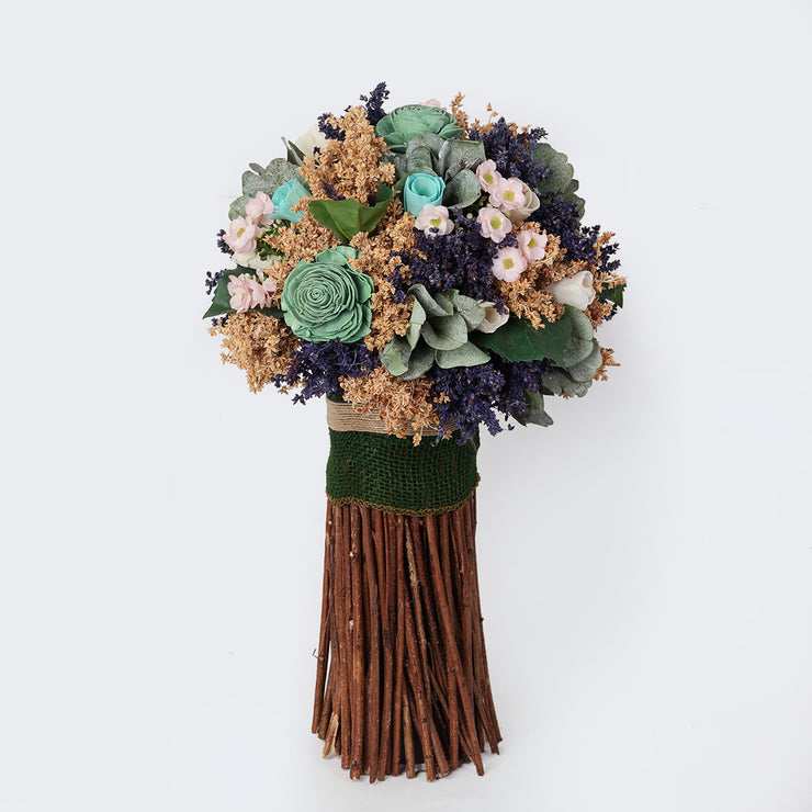 Natural Floral Arrangement, Dried Flowers Bouquet, Everlasting - Yahoo  Shopping