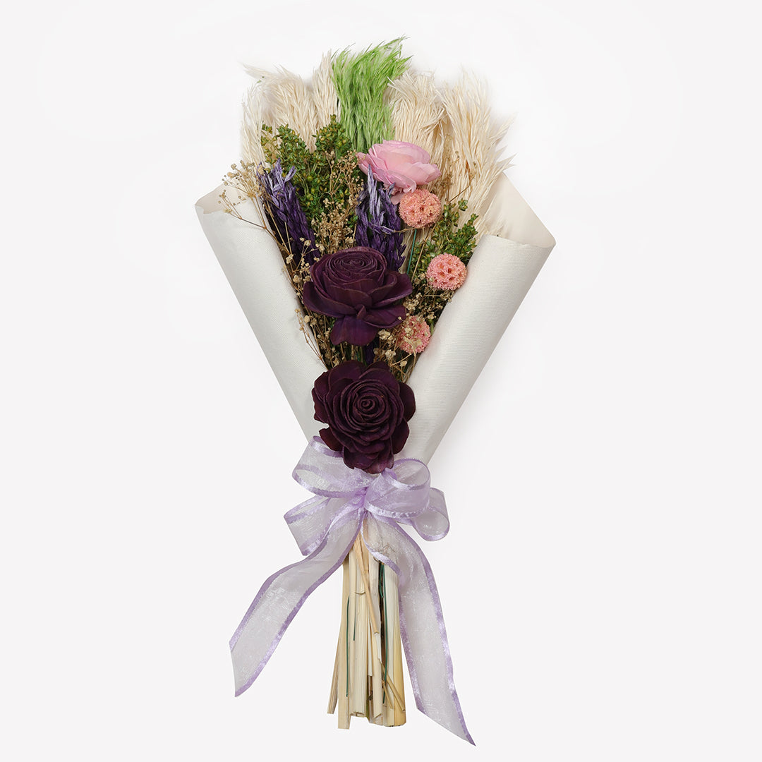 Lavender Hand-Tied Dried Flower Bouquet