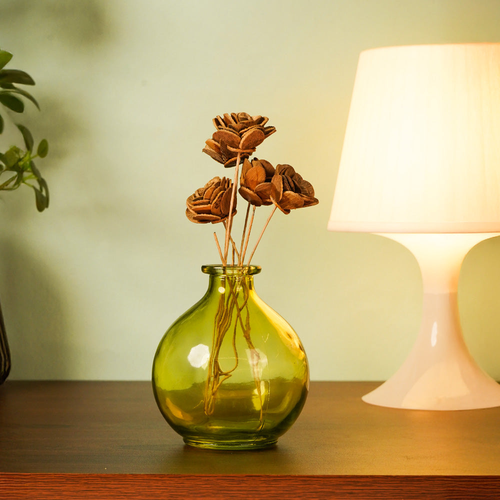 Round Flower Vase-Meadow Glow