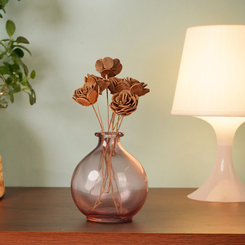 Round Flower Vase-Royal Bloom