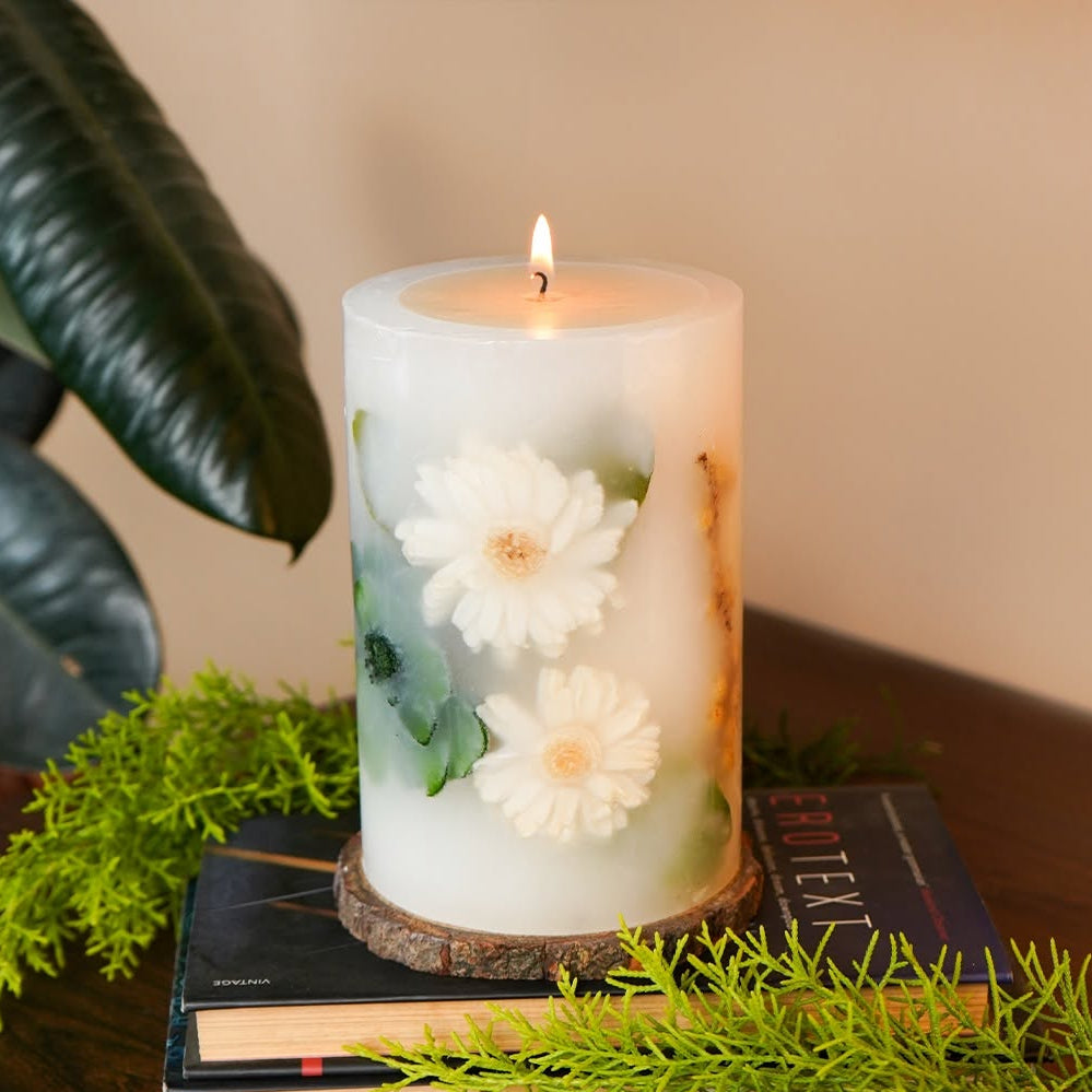 Snow Freesia Botanical Candle