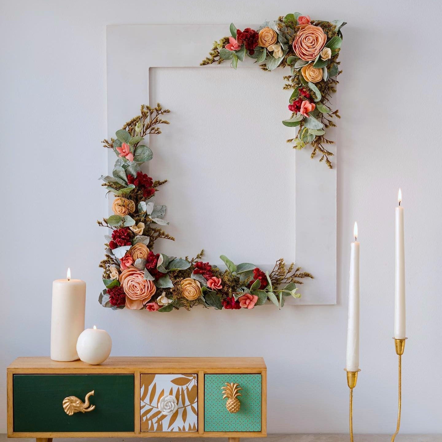 Parisian Beauty Floral Frame