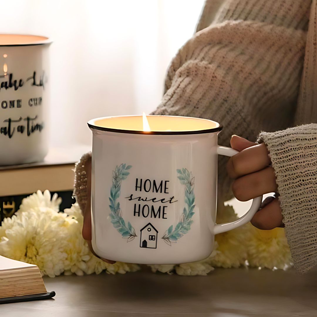 "Home" Mug Candle