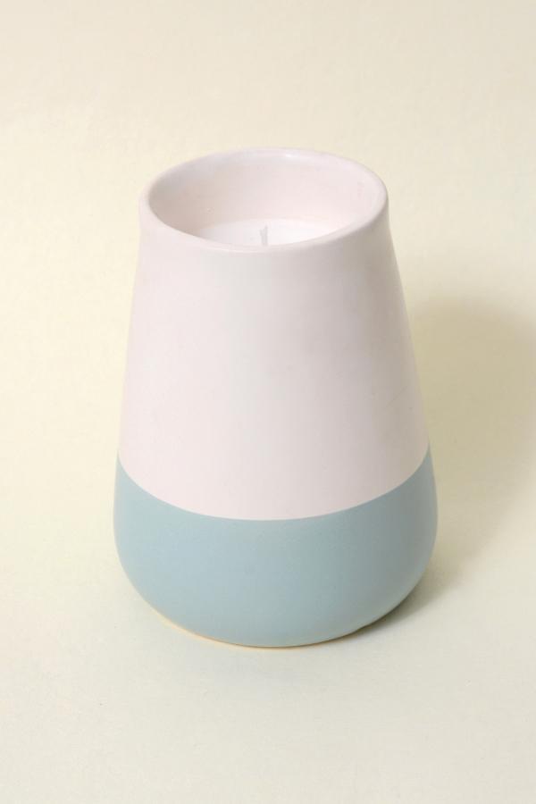 Blue Ceramic Scented Jar Candle