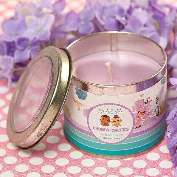 Baby Shower Scented Tin candle