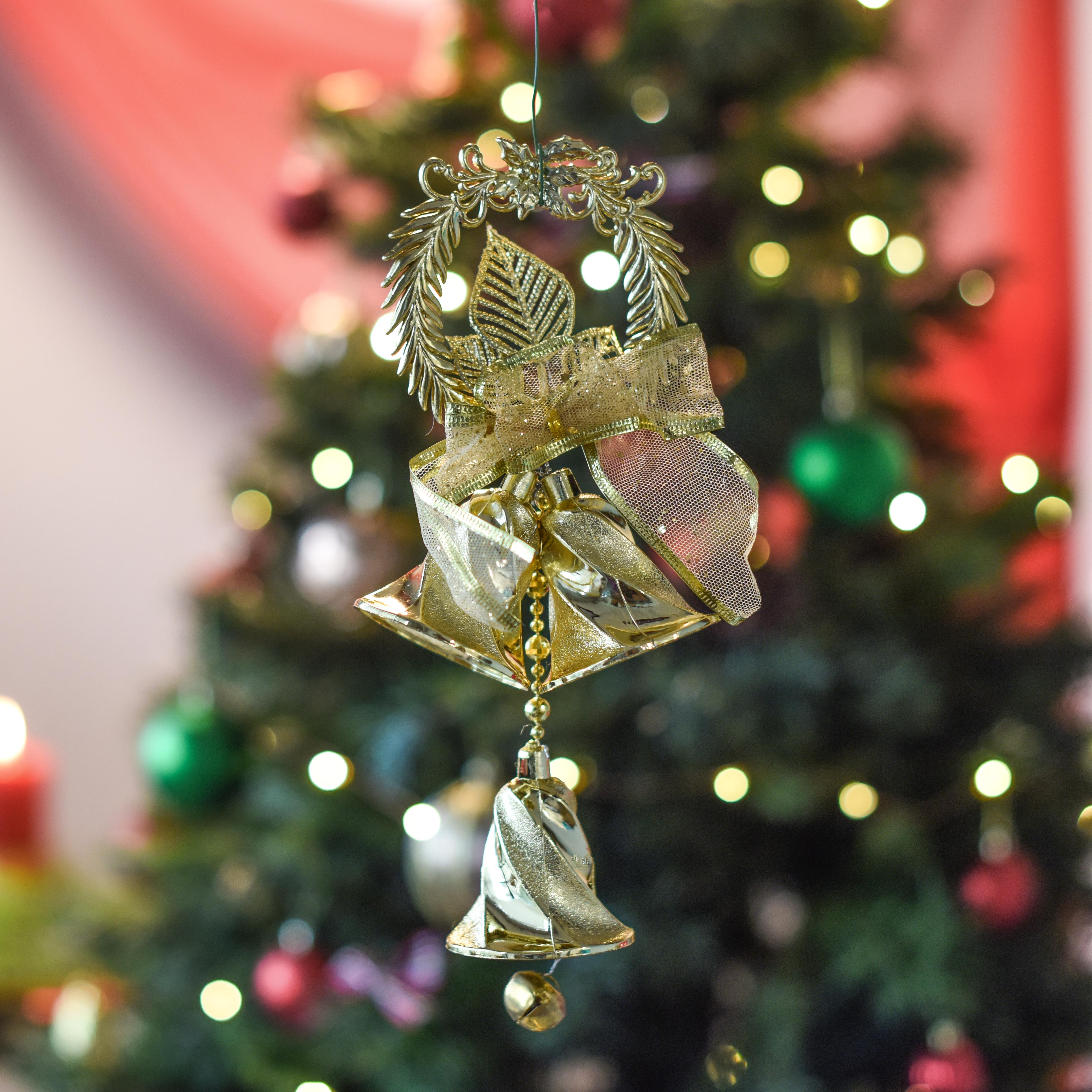 Golden Bell Ornament