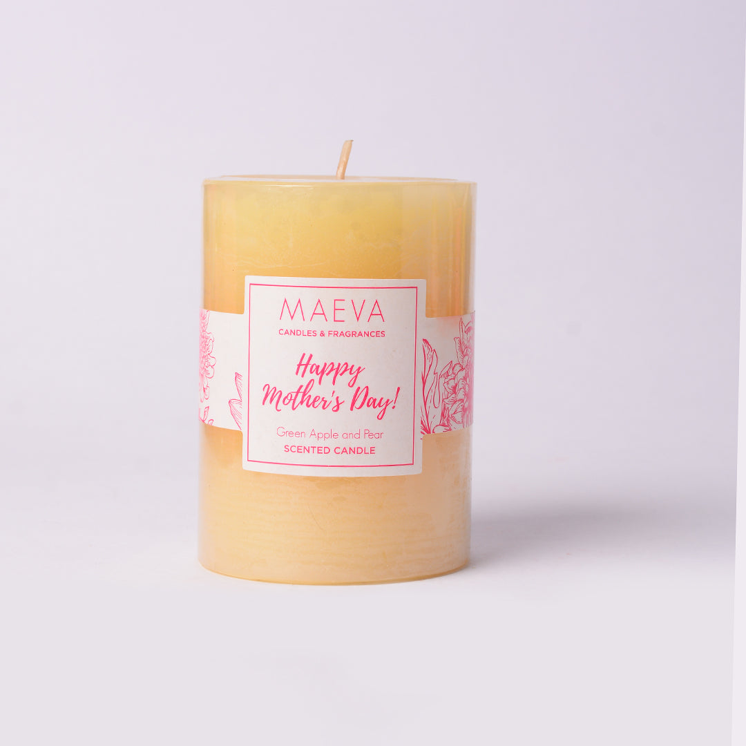Mothers Day Pillar Candle