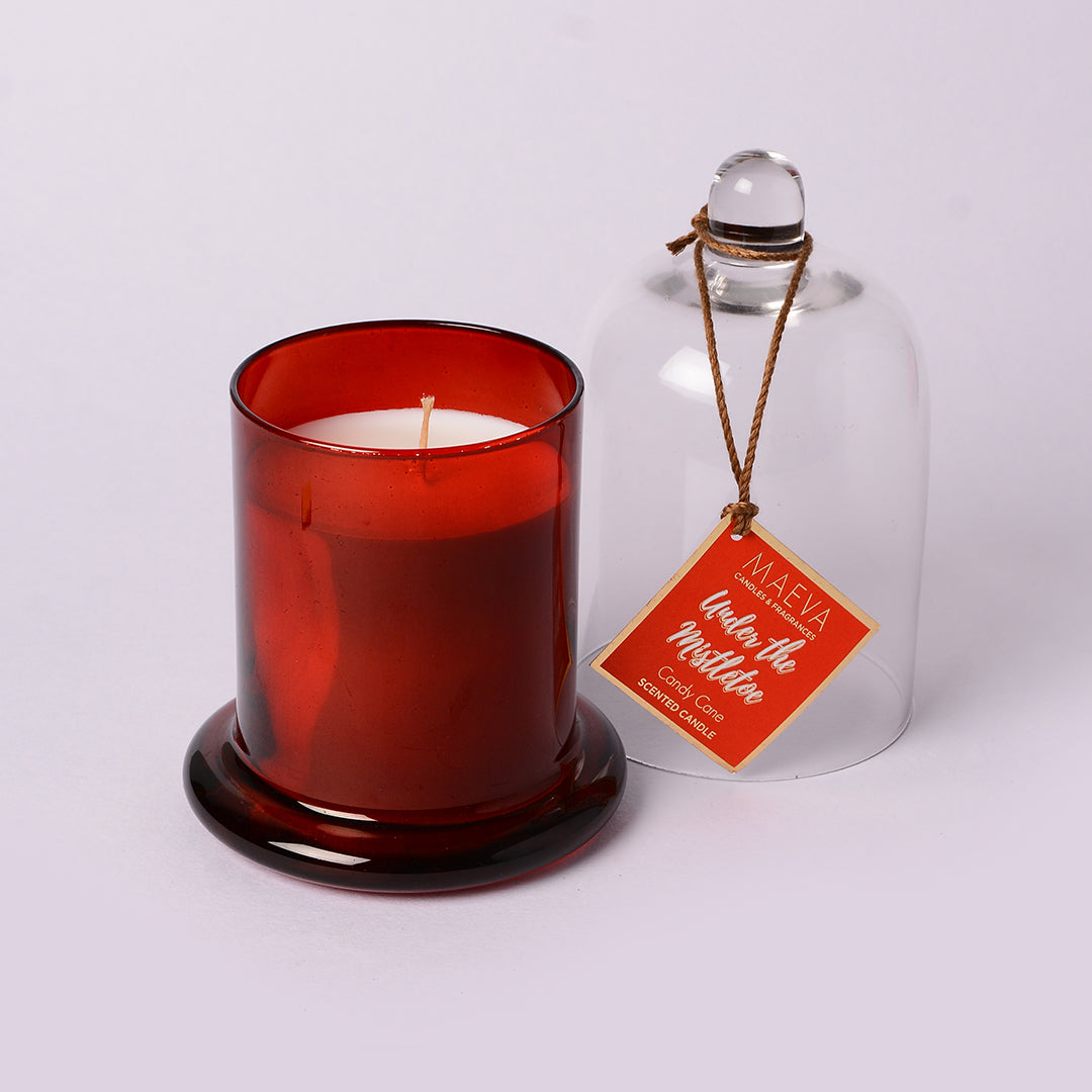 Christmas Cloche Jar Candle