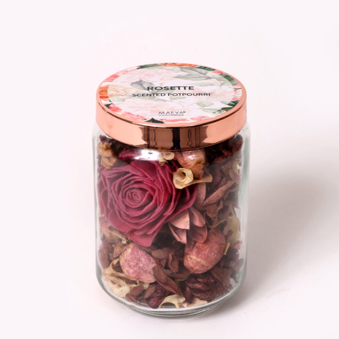 Rosette Potpourri Jar